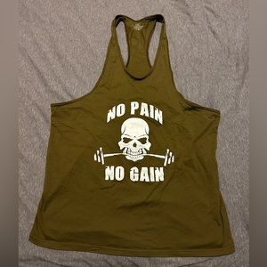 No pain no gain stringer